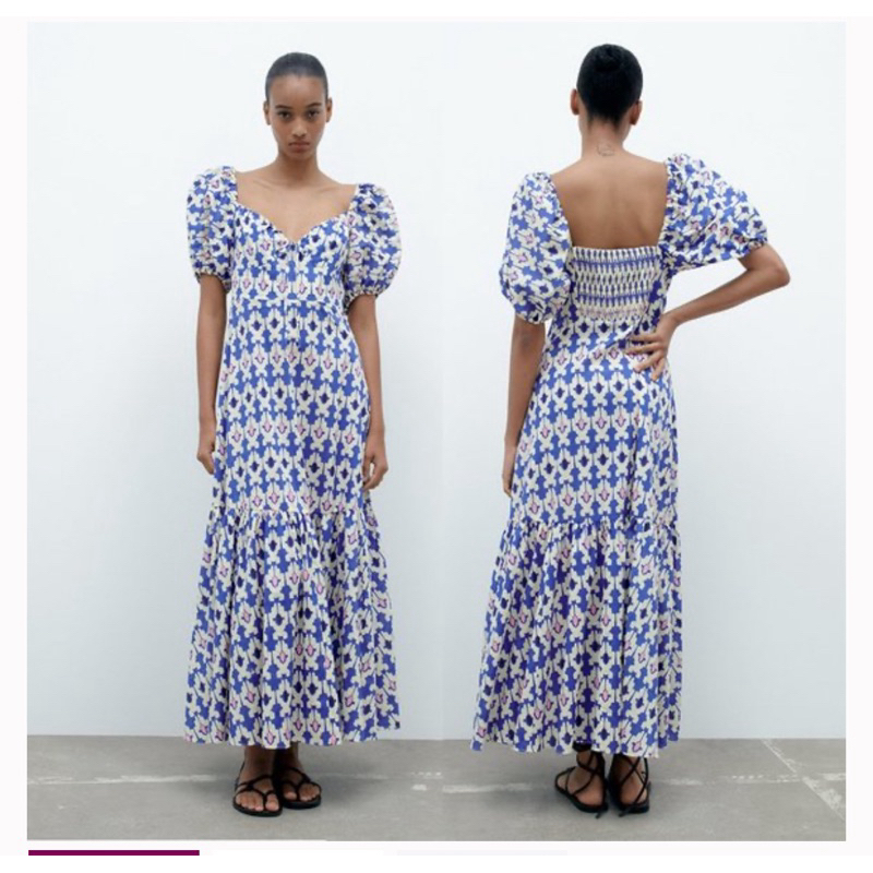 zara long dress preloved