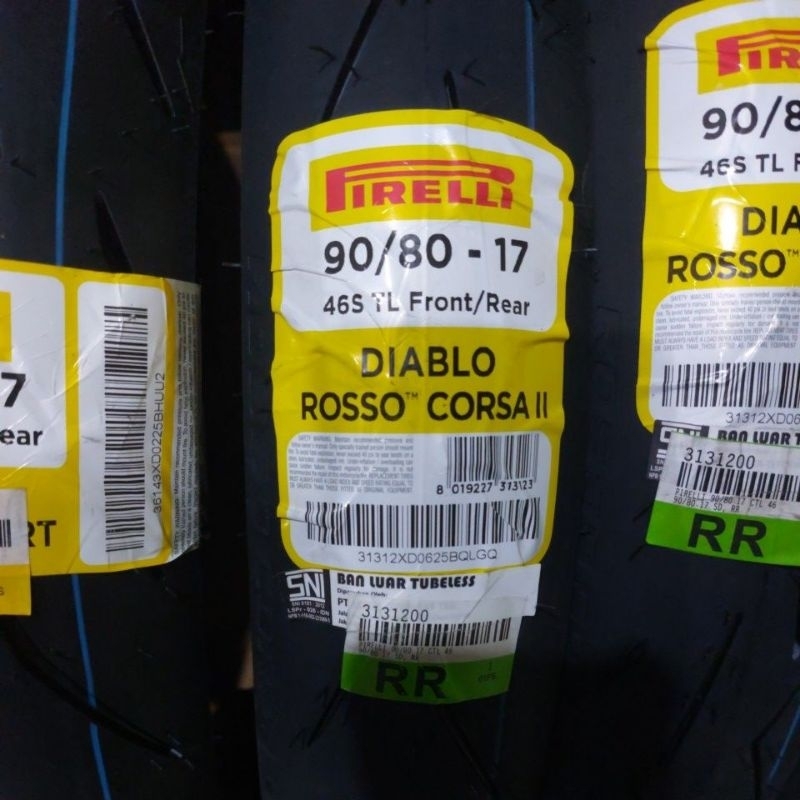 PIRELLI DIABLO ROSSO CORSA 2 90/80-17