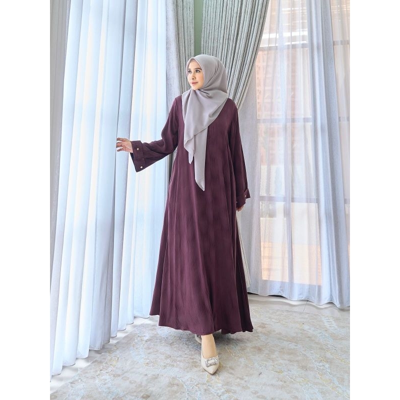MIRELA DRESS / GAMIS PESTA WANITA / DRESS MEWAH LEBARAN ORI BY MAREVI (HANYA SIZE STANDAR)
