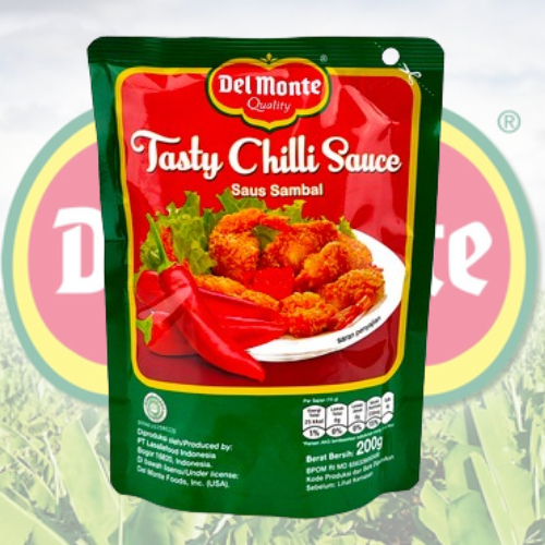 

Saus sambal Delmonte Tasty Chili kemasan pabrik 200 gr