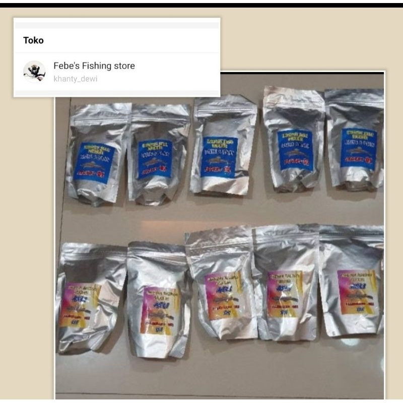 KUCUR UMPAN  /umpan kucur ikan baung / patin