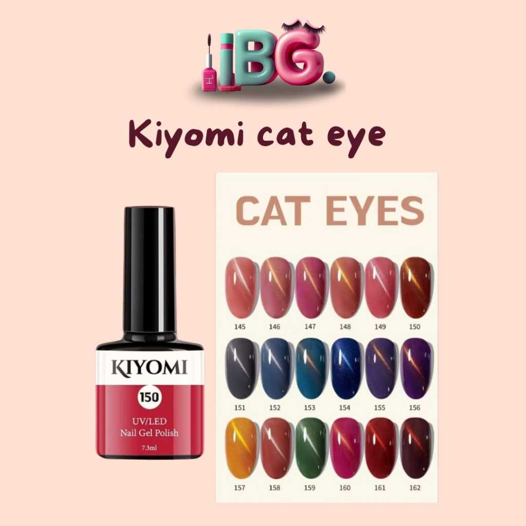 Kiyomi Cat Eyes Nail Gel Nail Gel Kiyomi Nail Gel Cat Eye Cat Eye Nail Gel Maroon Maroon Cat Eye