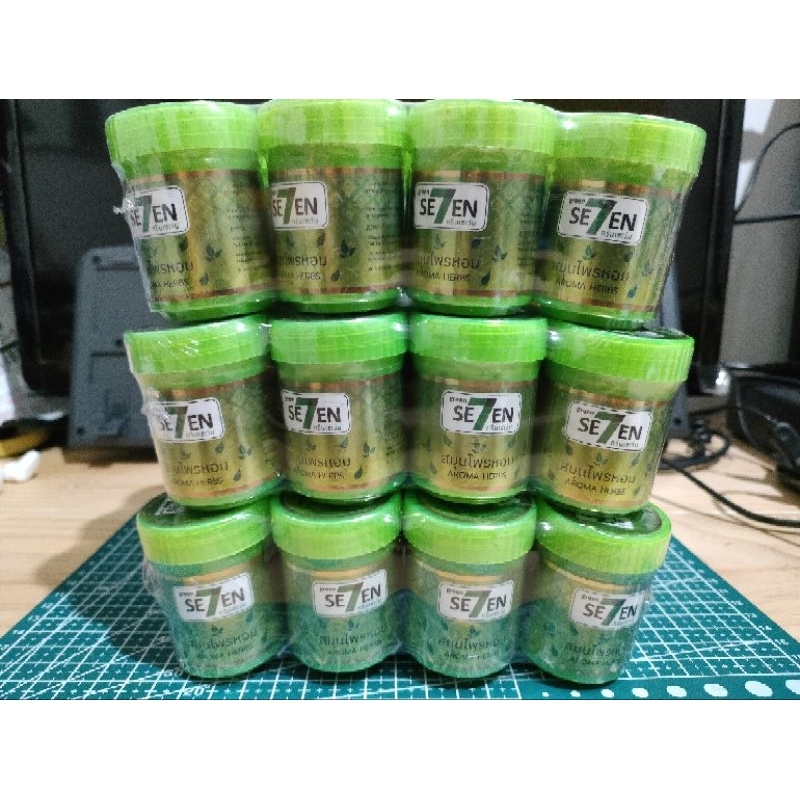 Inhaler Botol Green 7 Aroma Herbs Original Thailand Green Se7en 10g