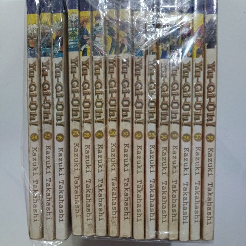 komik yu gi oh set vol 24 - 38 tamat , bekas