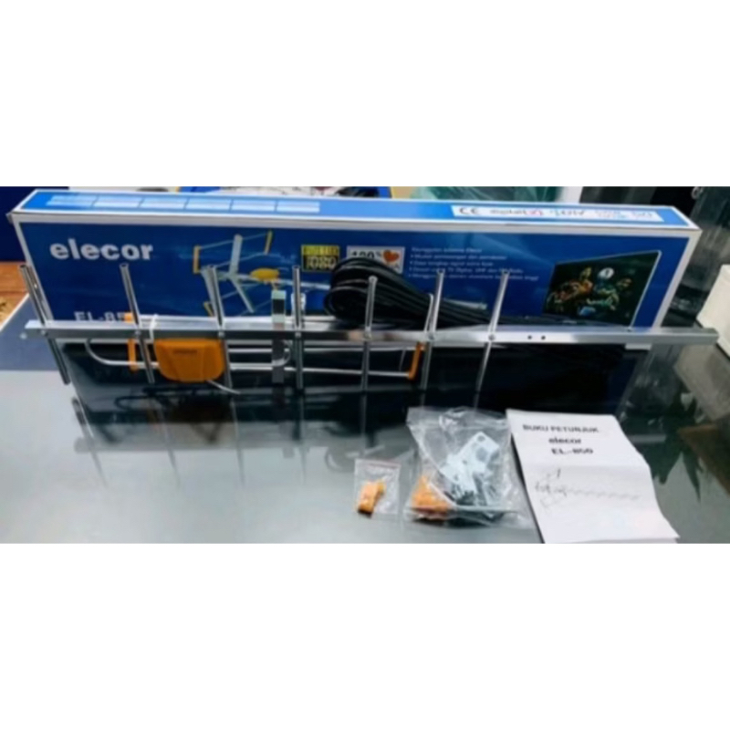 ANTENA DIGITAL ELECOR + KABEL 10 MTR