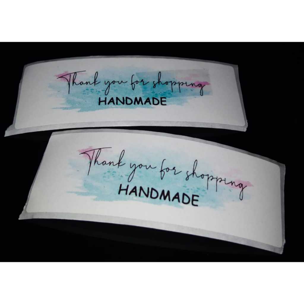 

Stiker Thankyou Motif 1 Ukuran 3x1inci jual Perpcs