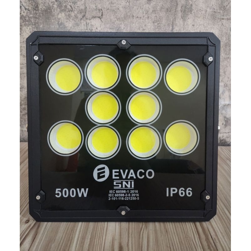 EVACO LAMPU SOROT LED500W COBIP66/LED SOROT 500W