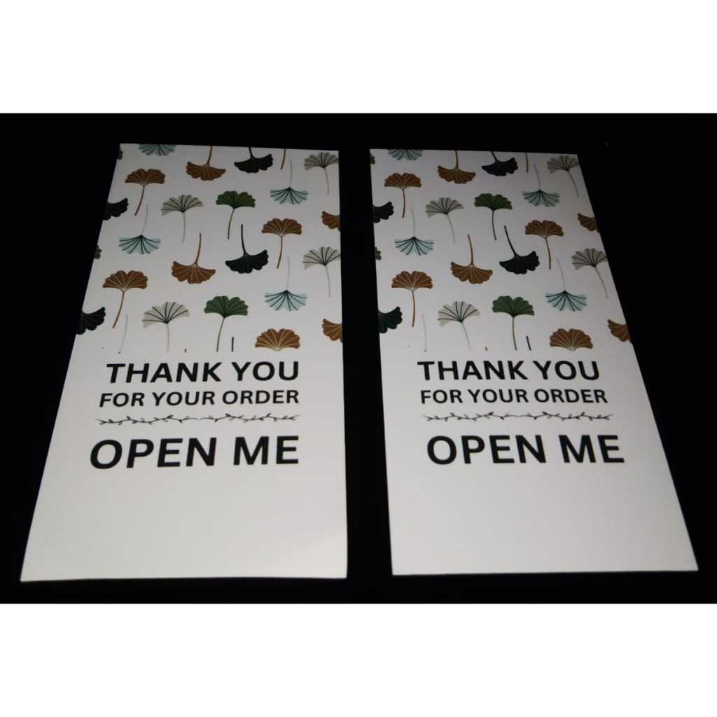 

Stiker Thankyou Seal Motif 1 Ukuran 8x4cm Jual Perpcs