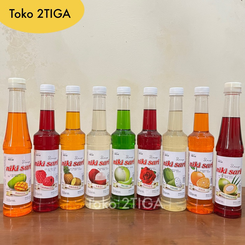 

Sirup Nikisari 450 ml kemasan botol PET