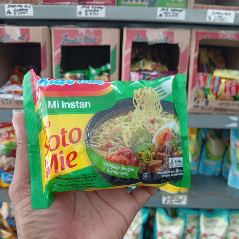 

Indomie mi instan rasa soto mie UK 70 gr