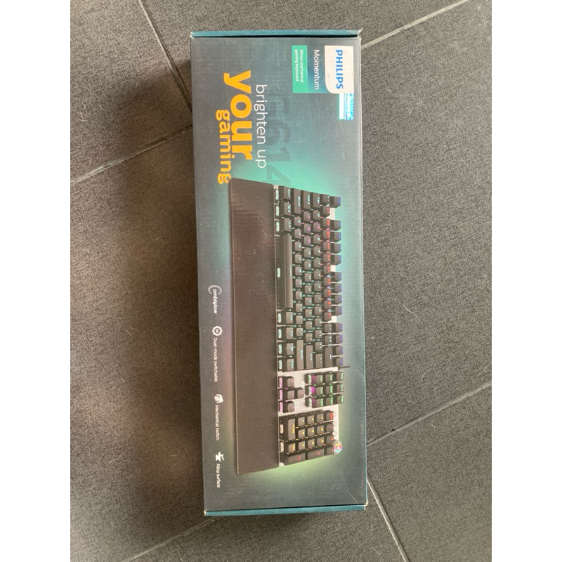 Philips G-614 Keyboard gaming wired mechanical RGB G614 Spk8614 Color - Chrome Black