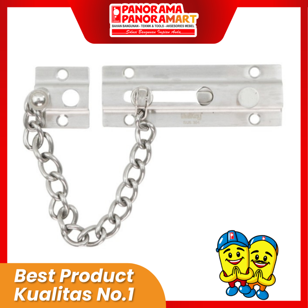 GRENDEL RANTAI UNIKEY GR 205 SN / UniKey Grendel Rantai GR 205 SSS SUS 304