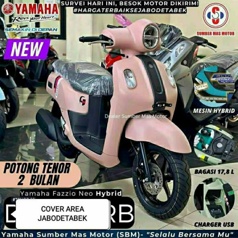 Cash Yamaha Fazzio Hybrid Neo Pink
