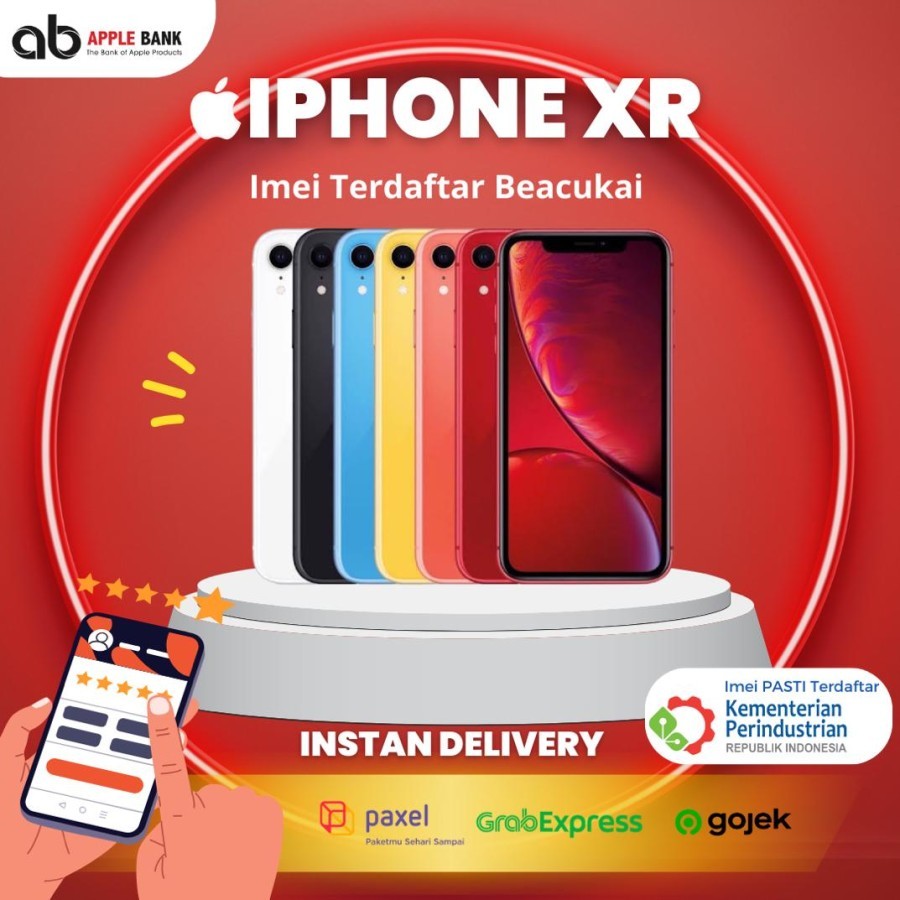 [TERDAFTAR] IPHONE XR 64GB 128GB 256GB SECOND ORIGINAL MULUS TERAWAT