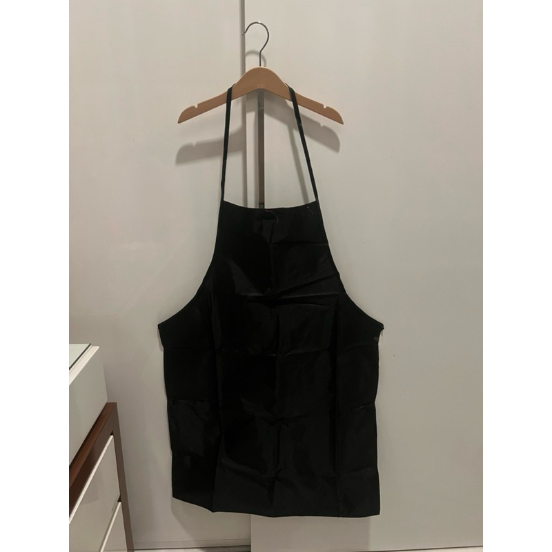 Apron celemek hitam waterproof dewasa anti air