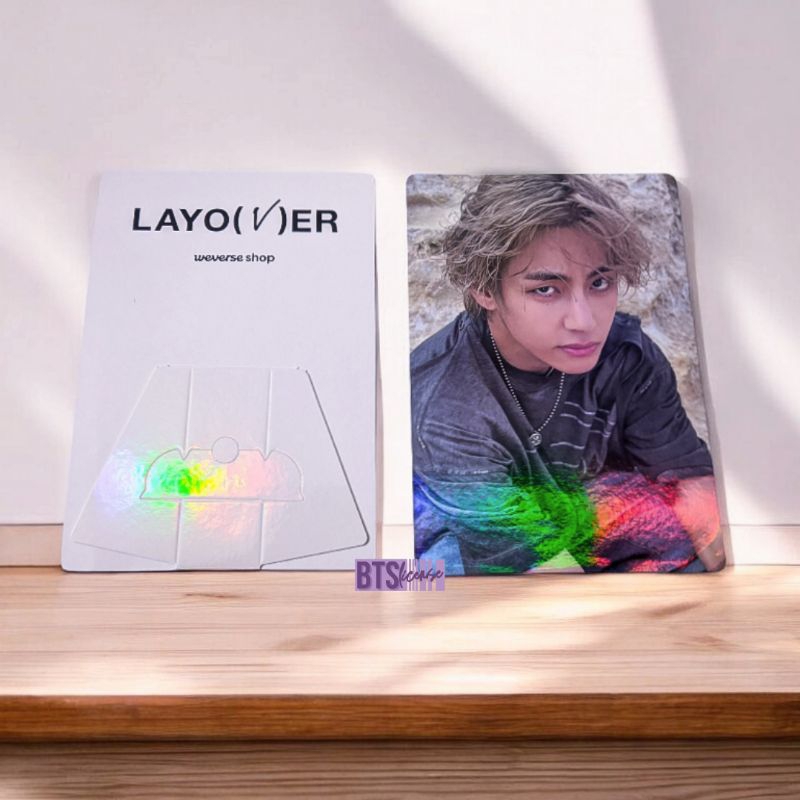 [DAMAGE] OFFICIAL (SET) PC / PHOTOCARD / FRAME POB WEVERSE TAEHYUNG V BTS LAYOVER