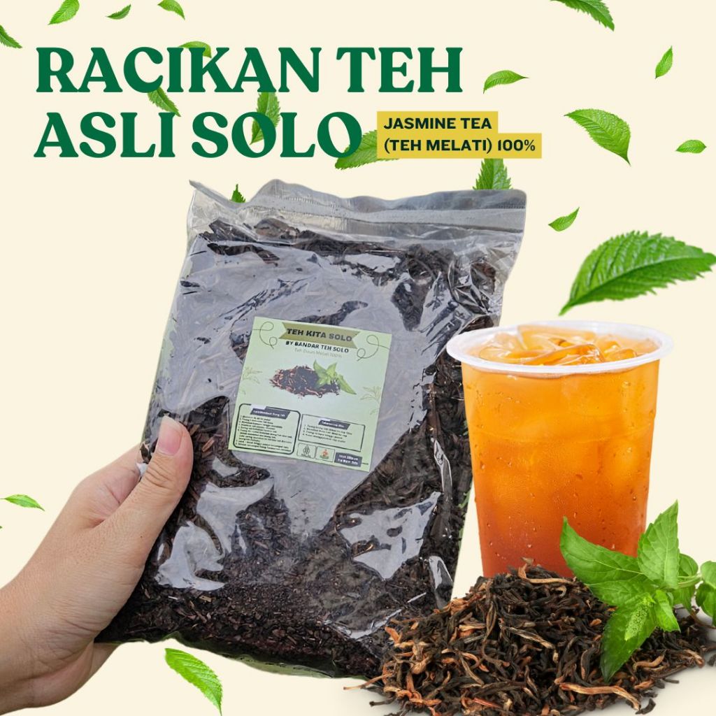 

Teh Racikan Tradisional Solo 1Kg – Wangi Kentel, Sepet Sedang, Kualitas Premium