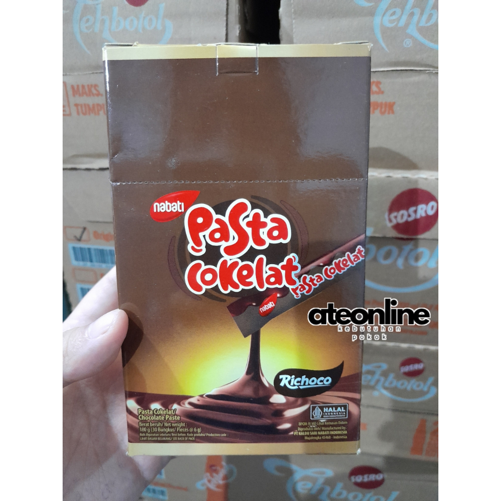 

Nabati Pasta 500 Keju/Cokelat Box [isi 30 pcs @6gr]