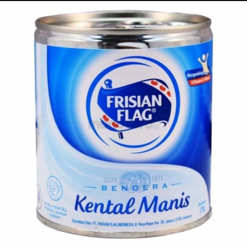 

susu Frisian flag kental manis