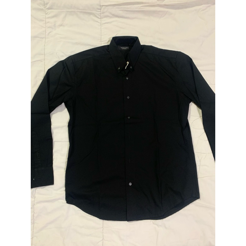 kemeja panjang the executive hitam ukuran 17