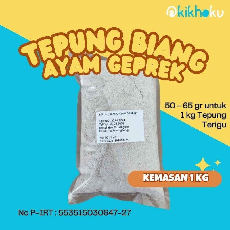 

Tepung Biang Ayam Geprek 1 kg