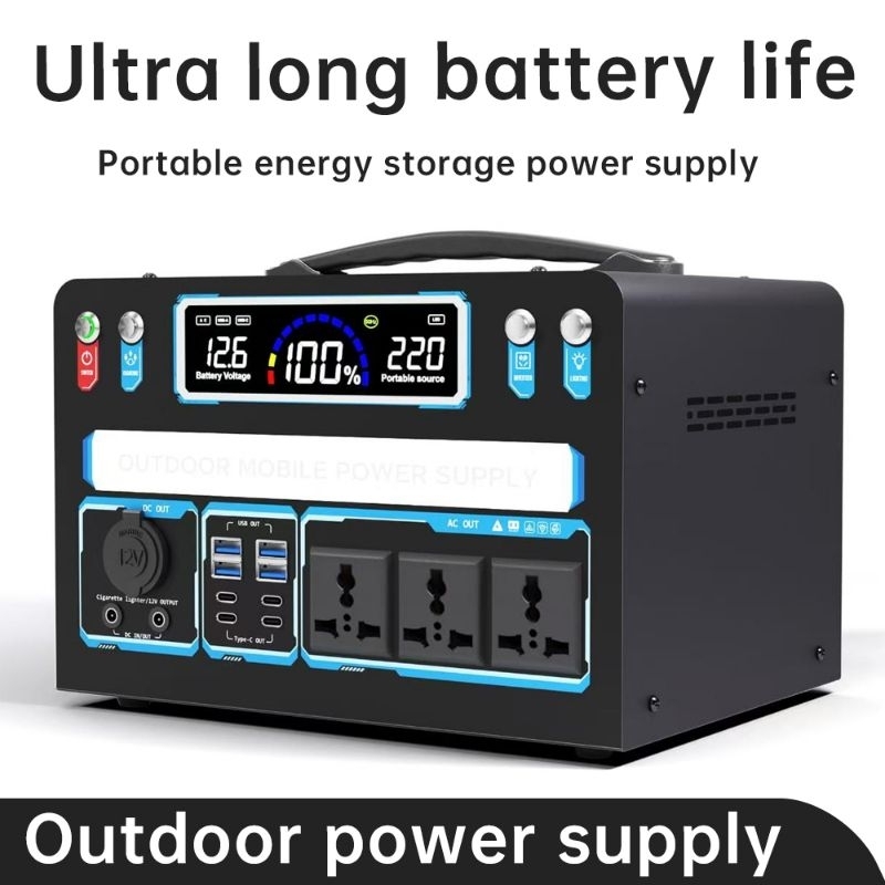 220V 400W-1700W Power Station Camping Powerbank 50000mAh-360000mAh Potable Generator Battery Power S