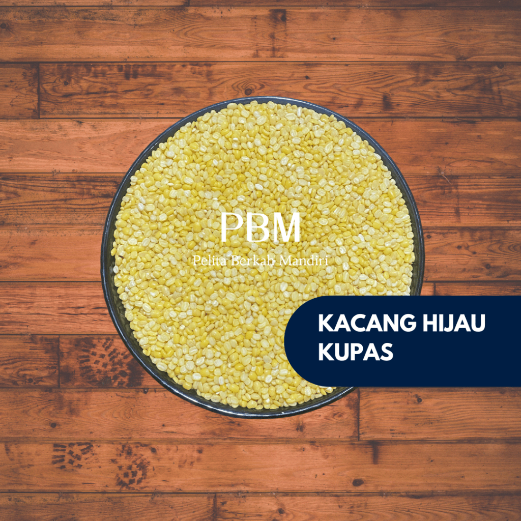 

Kacang Hijau Kupas Super 100gr / Peeled Mung Bean 100gr / Kacang Ijo Kupas 100gram