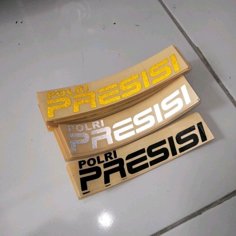 

Stiker Polisi CUTTING POLRI Presisi 10 cm