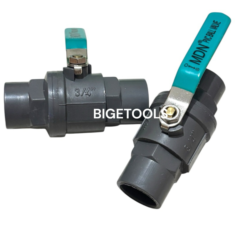 STOP KRAN 3/4 inci PVC HARGA 1 PCS GAGANG BESI MDN BALL VALVEA