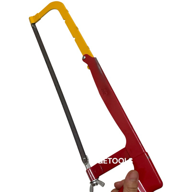 Gagang gergaji besi warna + mata gergaji HACKSAW HANDLE handel hacksaw bagus berkualitas