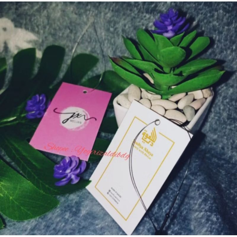 

Hang Tag Art Paper, Larismanis Mal-Mart 260 gram + tali