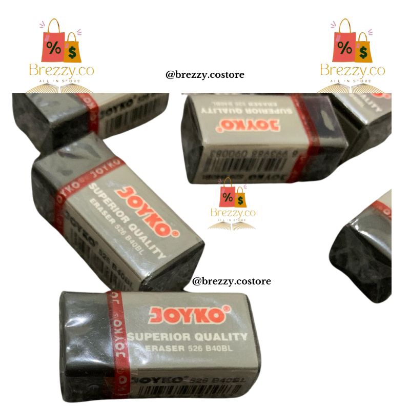 

Penghapus Pensil Joyko Warna Hitam