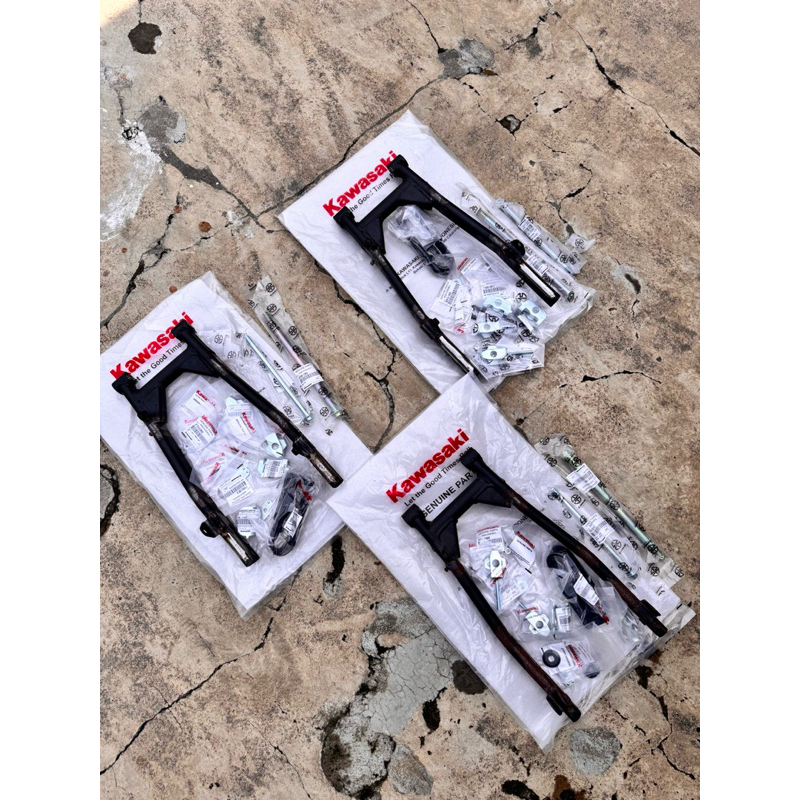 swing arm w175 w 175 original kawasaki full set sudah pnp cb gl100 megapro gl max pro