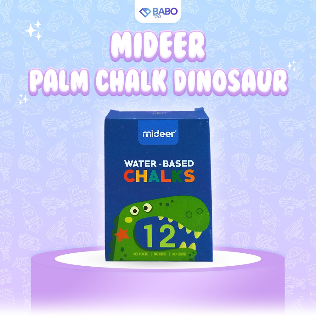 

Mideer CT4192 Washable Palm oil Water Based Chalk Kapur Papan Tulis Warna Warni Aman Untuk Anak Anti Debu Berbasis Air Wipe and Clean Alat Mewarnai Menggambar Anak Perempuan Laki Laki