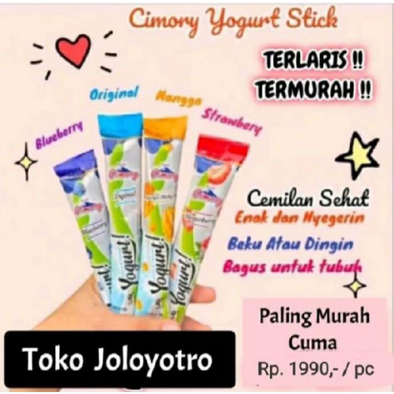 

CIMORY YOGHURT STICK [TERMURAH&TERLARIS] Cuma Rp.1.990/pc