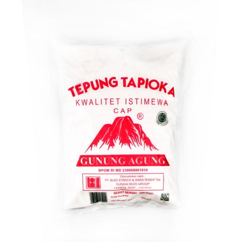 

TEPUNG Tapioka Gunung Agung Merah / 500 gram