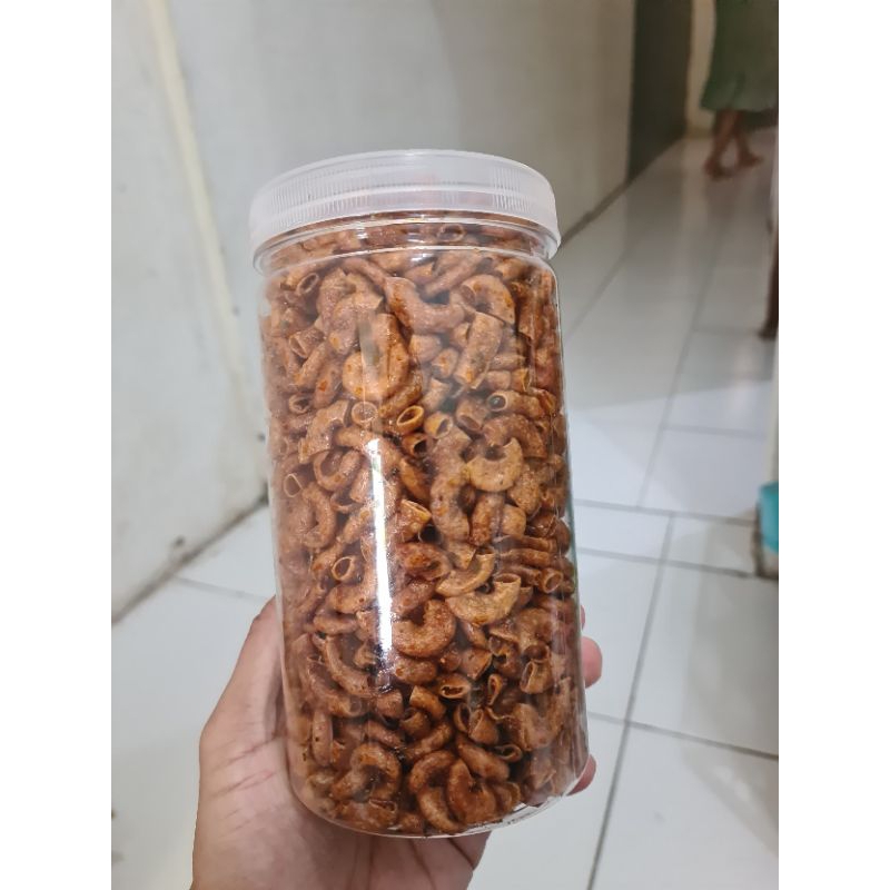 

Makaroni Cikruh Rasa Keju Gurih Renyah 200Gram Toples (TIDAK BERMINYAK)