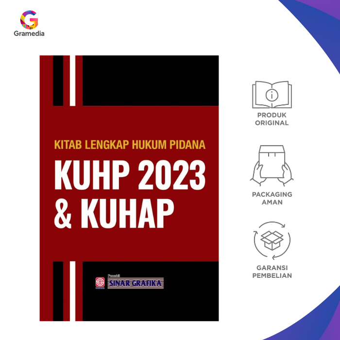 Gramedia Banjarmasin - Kitab Lengkap Hukum Pidana KUHP 2023 & KUHAP
