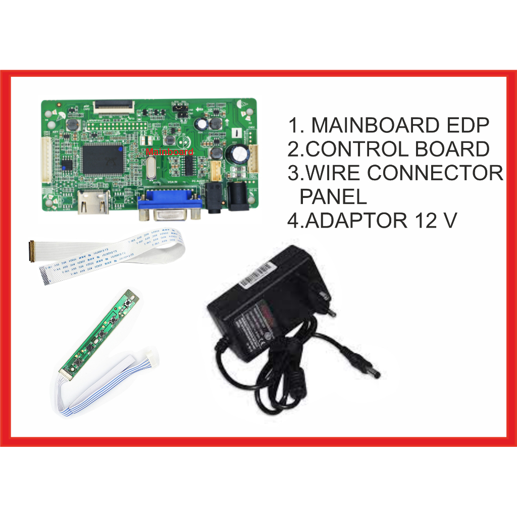 MAINBOARD MONITOR LAYAR LAPTOP 30 PIN SLIM EDP 30 PIN