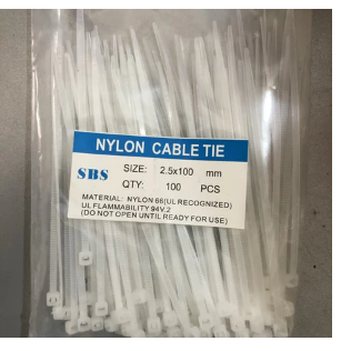 

Kabel Ties 2.5 x 100 mm White