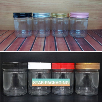 Toples 100ml Toples Sambal 100ml Toples Pala 100ml Toples Kue Kering - Alumunium Hitam