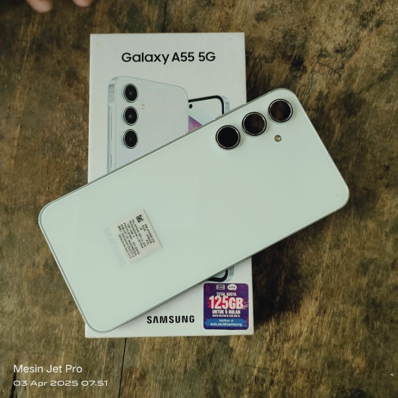 Samsung A55 5G 8/256 Fullset Mulus Garansi Panjang