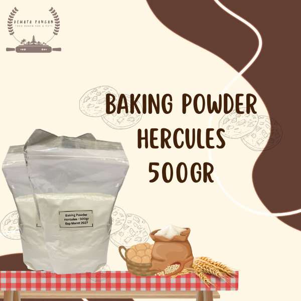 

Baking Powder Hercules Double Acting Kemasan 500gr