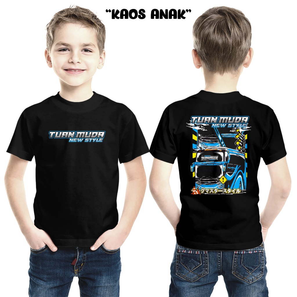 KAOS ANAK BIS TELOLET - BAJU BUS TUAN MUDA NEW STYLE - KAOS BUS ANAK KEREN