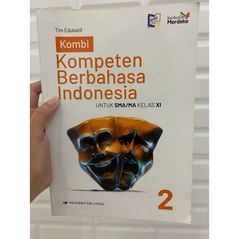 

Buku erlangga bahasa indonesia kelas 11 preloved bekas dengan bonus lks matematika lanjut kelas 12