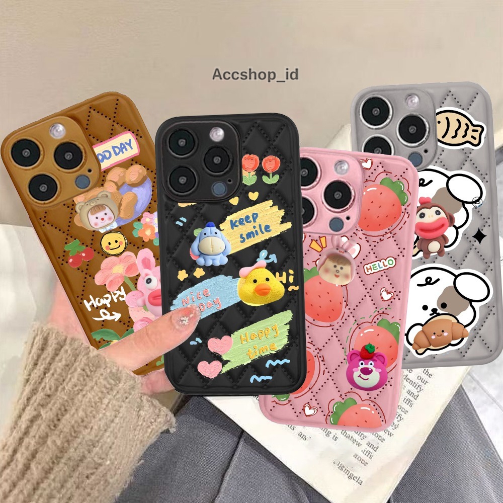 SOFTCASE MOTIF 3D FOR OPPO A1K A3S A3X A3NFC A5 A5S A7 A8 A9 A15 A16 A17 A18 A31 A33 A38 A52 A53 A54