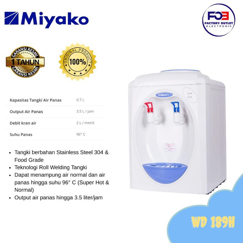 MIYAKO DISPENSER - WD 189H FOE MEDAN