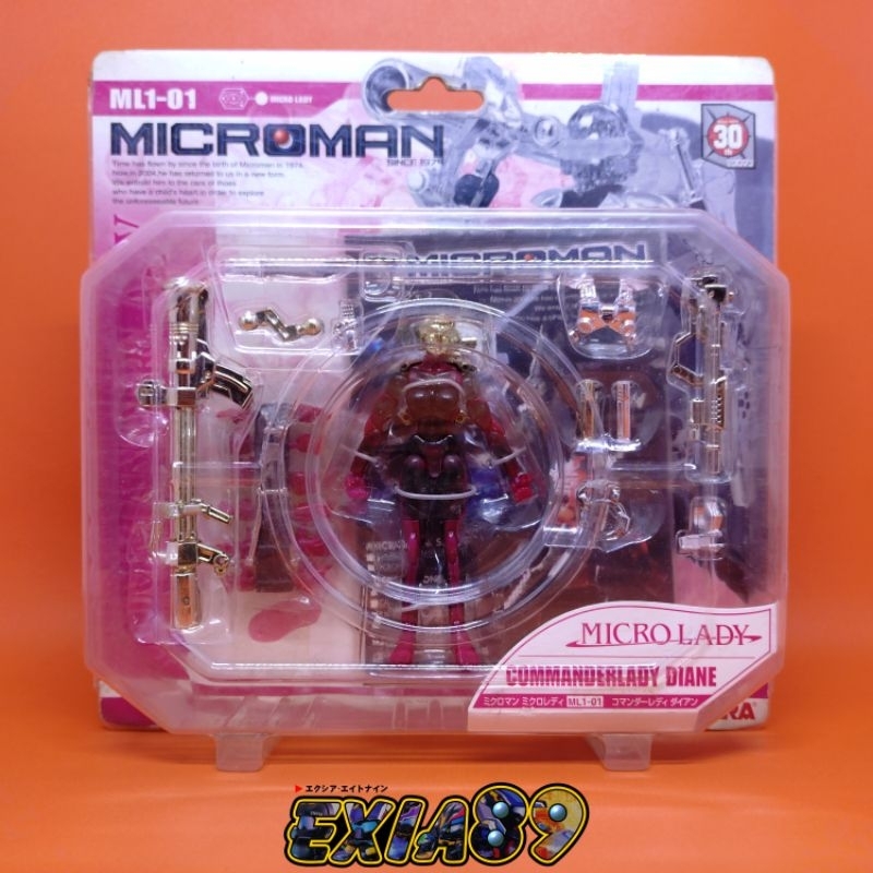 Microman Micro Lady ML1-01 Commanderlady Diane Takara