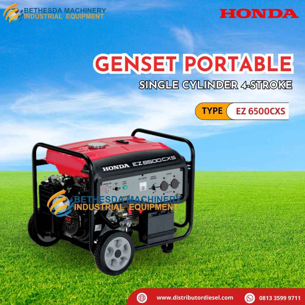 Genset Mini Portable 5500 Watt Honda EZ 6500CXS