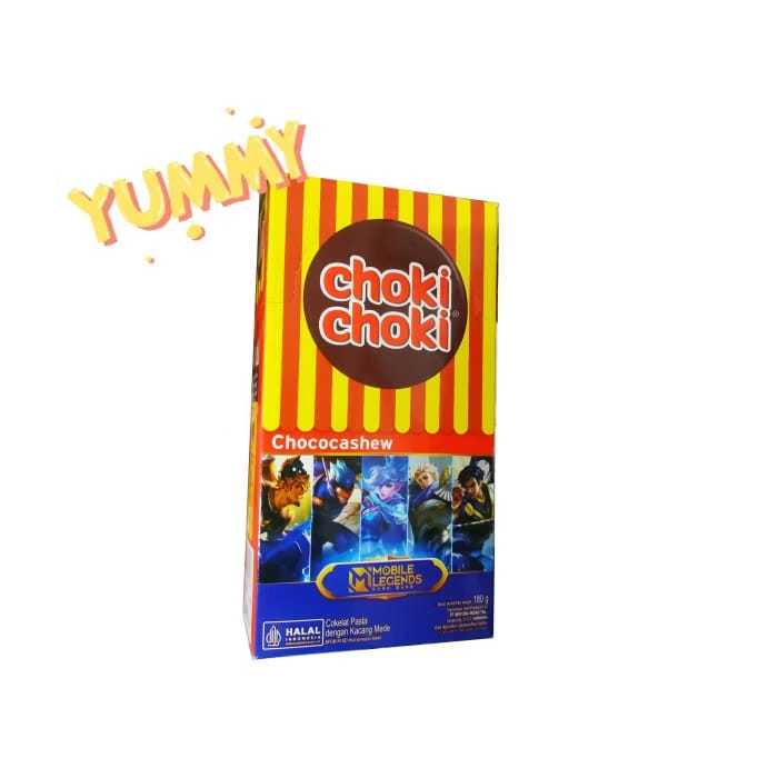 

Choki Choki Chococashew Coklat Pasta Coklat 1BOX isi 20pcs SG